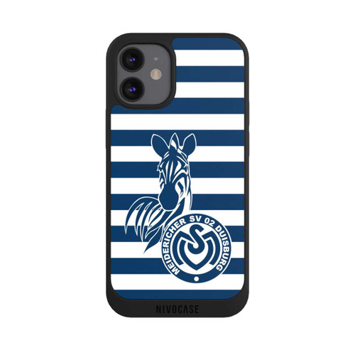 Apple iPhone 12 mini NIVOpure MSV Duisburg Blau Weiß