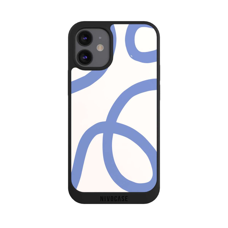 iPhone 12 mini NIVOpure Blue Pattern