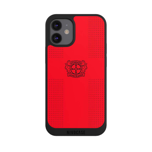 Apple iPhone 12 mini NIVOpure Logo Schwarz auf Rot
