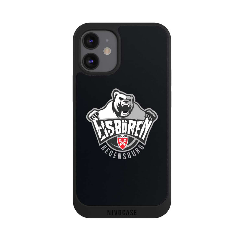 iPhone 12 mini NIVOpure Eisbären Logo Schwarz 