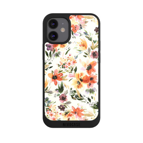 Apple iPhone 12 mini NIVOpure Summer Artistic Flowers Ivory