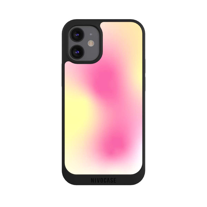 iPhone 12 mini NIVOpure Aura Gelb Pink