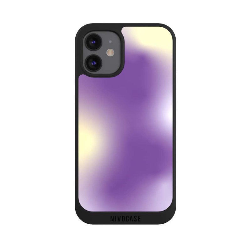 iPhone 12 mini NIVOpure Aura purple yellow