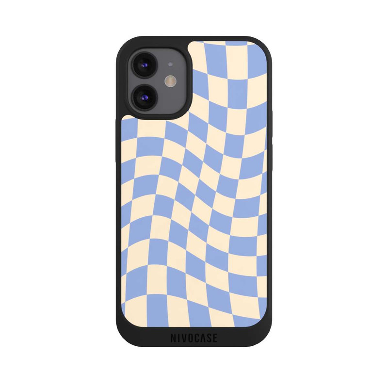 iPhone 12 mini NIVOpure Blue chessboard