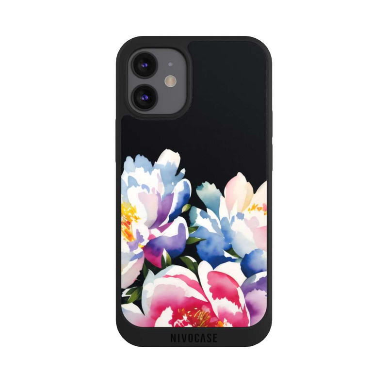 iPhone 12 mini NIVOpure Pivoines aquarelles