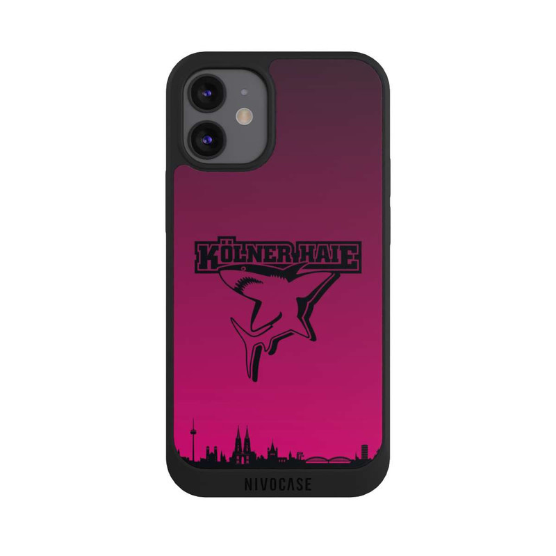 iPhone 12 mini NIVOpure Kölner Haie Skyline Pink