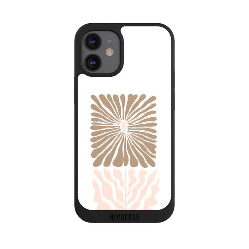 Apple iPhone 12 mini NIVOpure Boho Flower Caramel on White