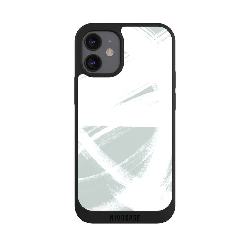 iPhone 12 mini NIVOpure Abstract Brush Strokes Blush