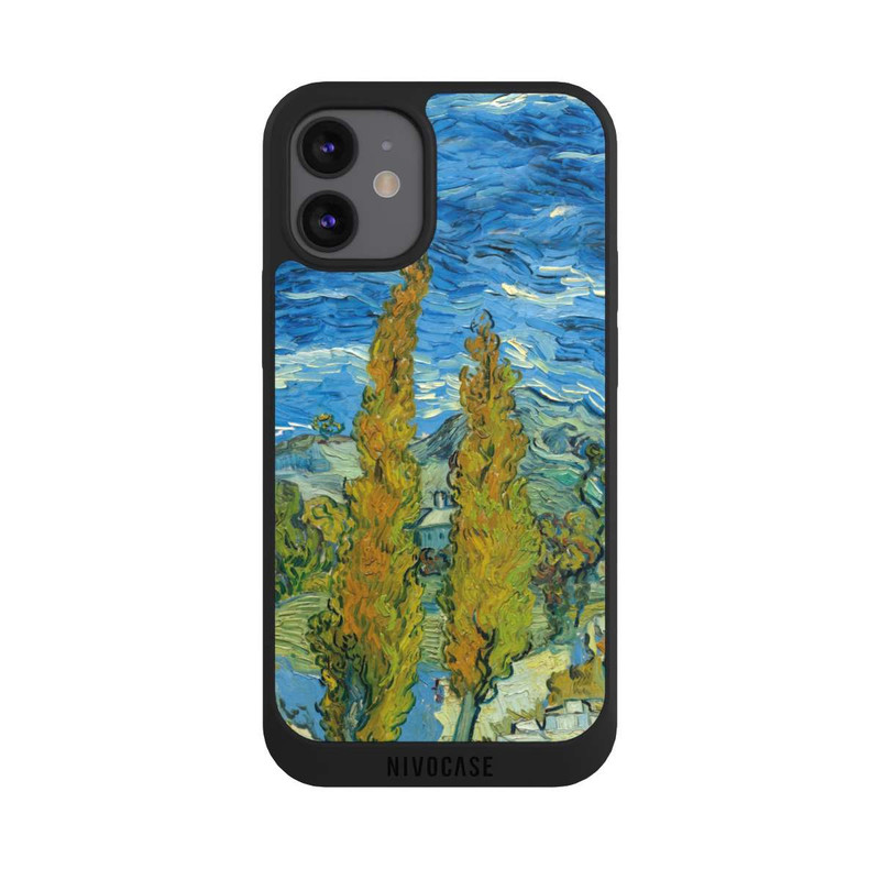 iPhone 12 mini NIVOpure Two Poplars in the Alpilles near Saint-Rémy by Van Gogh