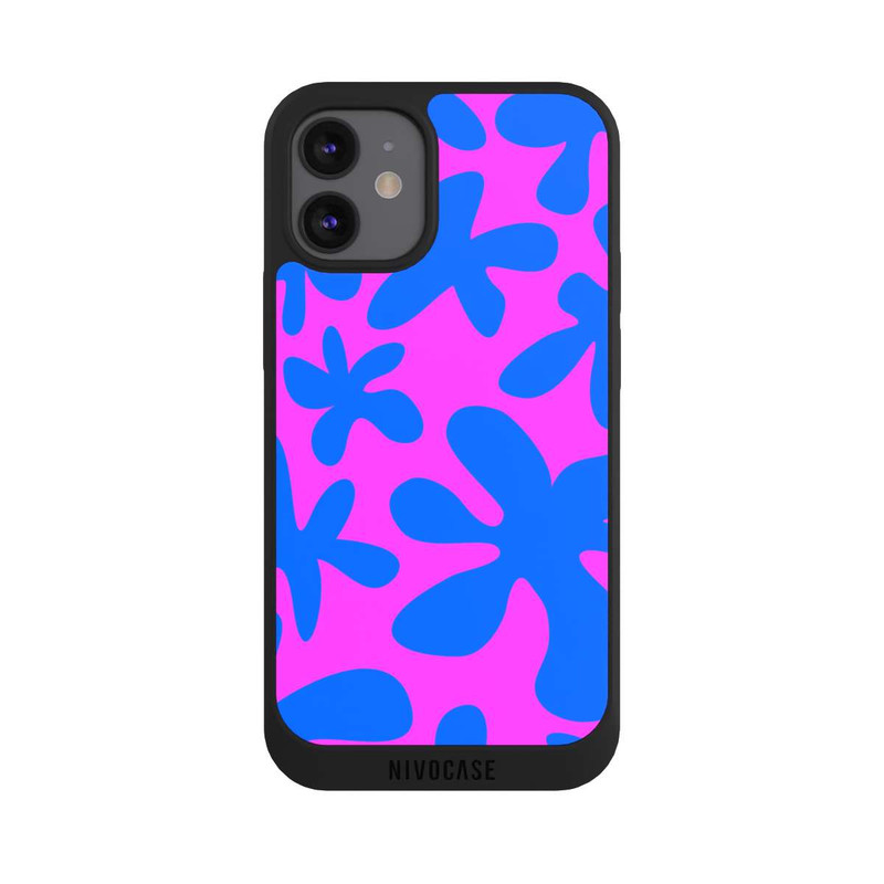 iPhone 12 mini NIVOpure Dopamin Flowers Blue