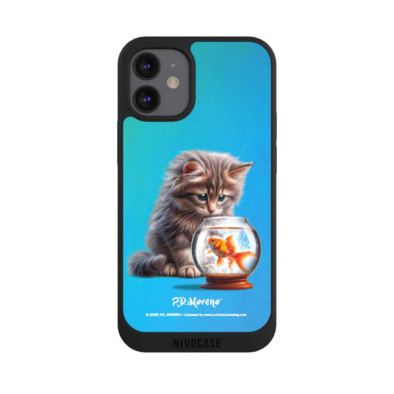 iPhone 12 mini NIVOpure Cat And Gold Fish