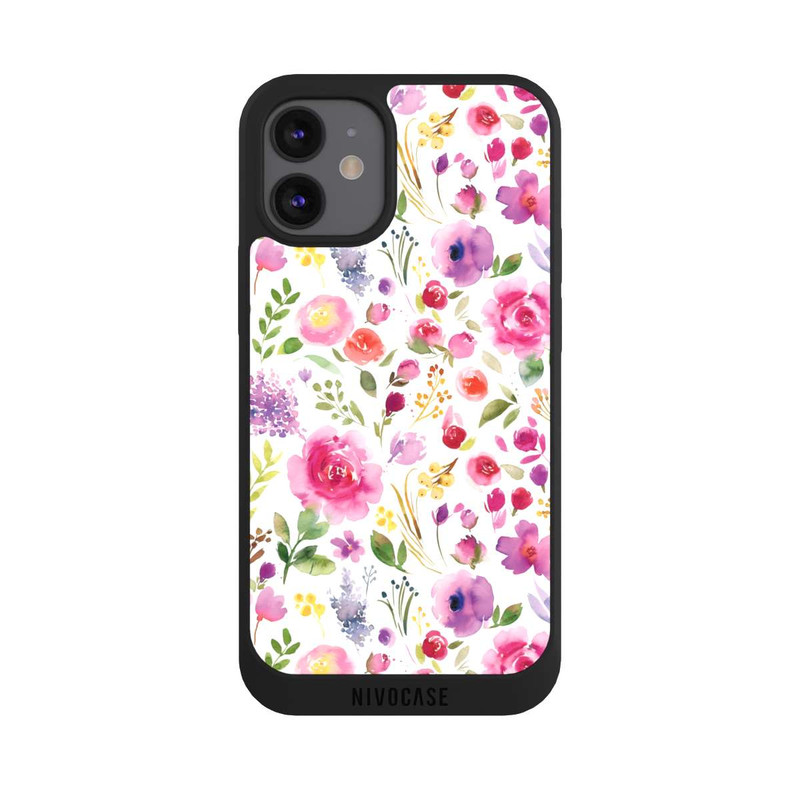 iPhone 12 mini NIVOpure Roses Flowers Purple