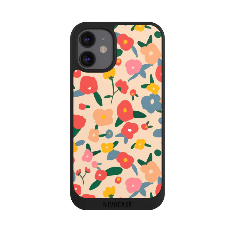 iPhone 12 mini NIVOpure Retro Bold Scandi Flowers