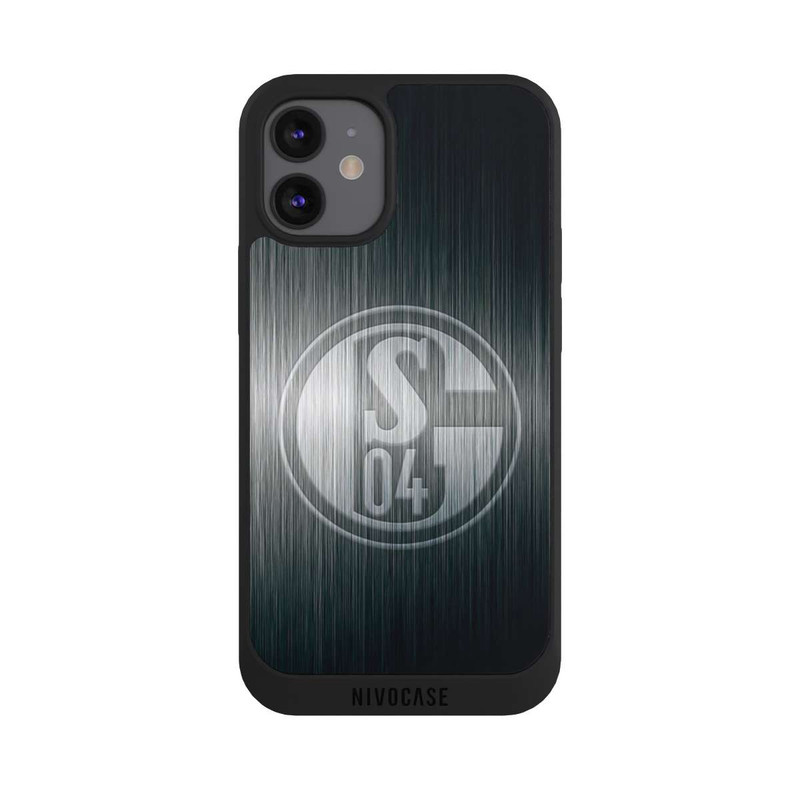 iPhone 12 mini NIVOpure Schalke 04 Metall Look