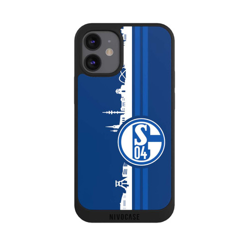 Apple iPhone 12 mini NIVOpure Schalke 04 Skyline Blau