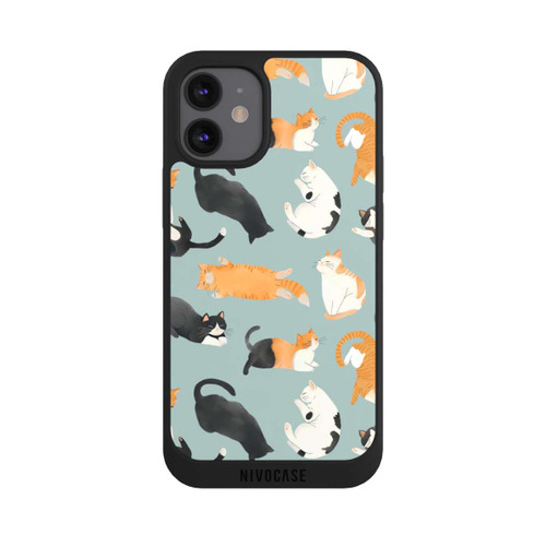 Apple iPhone 12 mini NIVOpure Cats Pattern