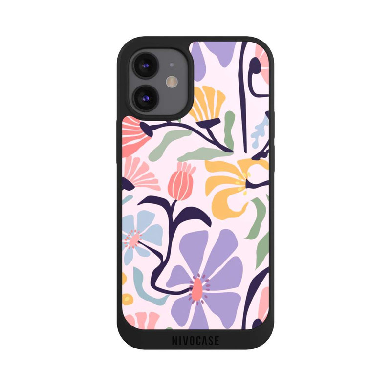 iPhone 12 mini NIVOpure Flower Market Ibiza Pink