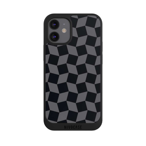 Apple iPhone 12 mini NIVOpure 3D Würfel-Muster Effektt
