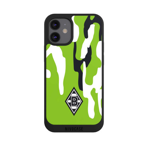 Apple iPhone 12 mini NIVOpure Borussia Raute Grün Weiß Schwarz