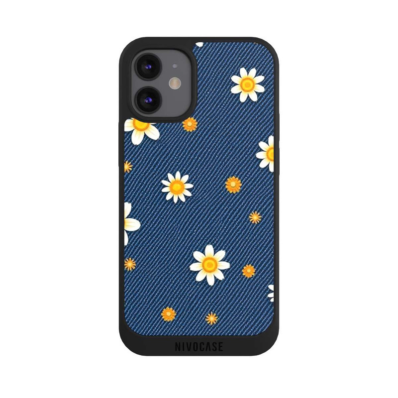 iPhone 12 mini NIVOpure Jeans Flowers with AI