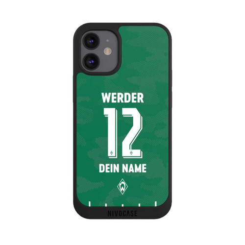 Apple iPhone 12 mini NIVOpure Werder Bremen Trikot Personalisierbar 25-26