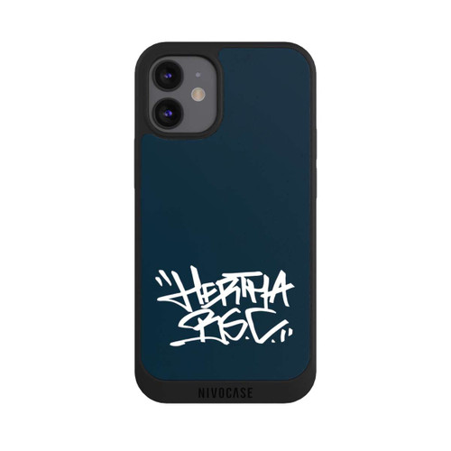 Apple iPhone 12 mini NIVOpure Hertha BSC Graffiti Blau