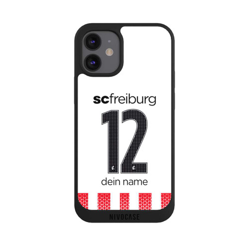 Apple iPhone 12 mini NIVOpure SC Freiburg Trikot Personalisierbar 25-26