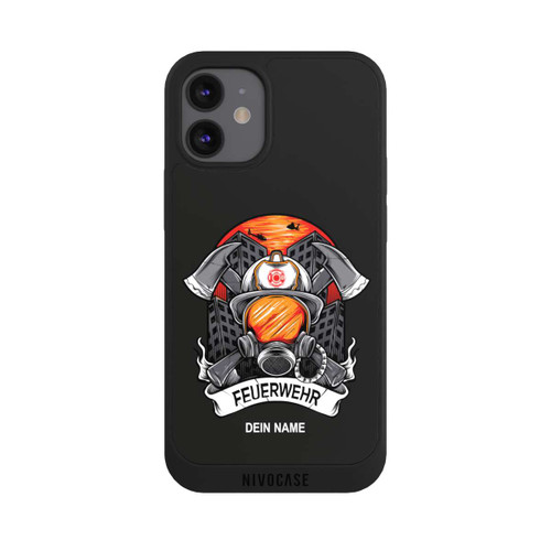 Apple iPhone 12 mini NIVOpure Feuerwehr Atemschutz Personalisierbar