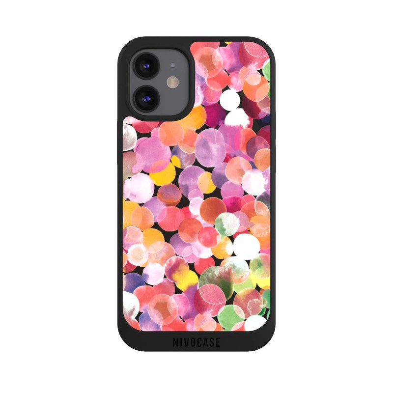 iPhone 12 mini NIVOpure Colorful Watercolor Dots