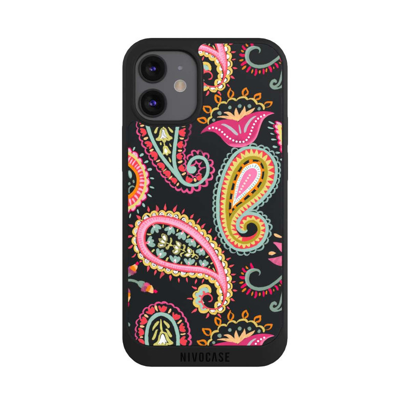 iPhone 12 mini NIVOpure Colorful Paisley Charmy ca