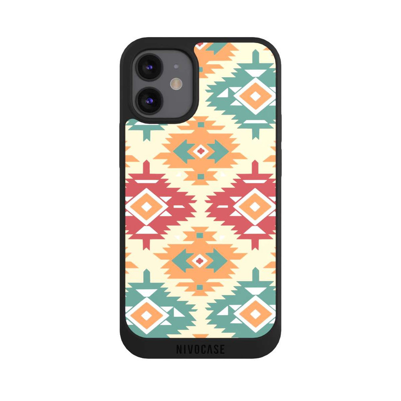 iPhone 12 mini NIVOpure Modern Tribal Boho Aztec Geometric Design 1