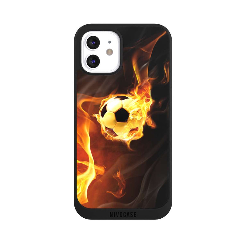 iPhone 12 NIVOpure Fußball in Flammen