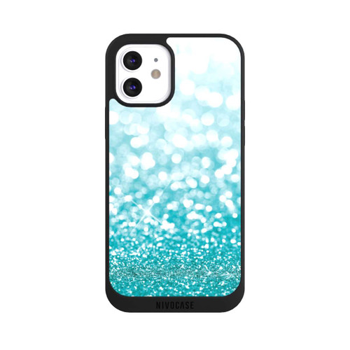 Apple iPhone 12 NIVOpure Pluie de Paillettes Pétroles Look