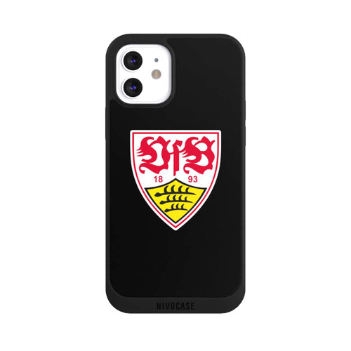Apple iPhone 12 NIVOpure VfB Stuttgart Wappen Schwarz