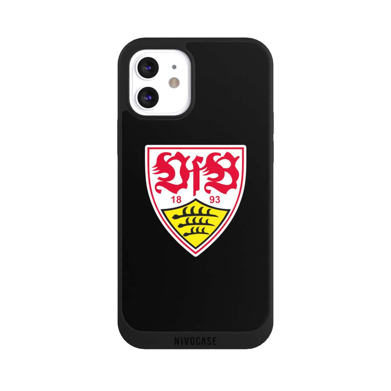 iPhone 12 NIVOpure VfB Stuttgart Wappen Schwarz