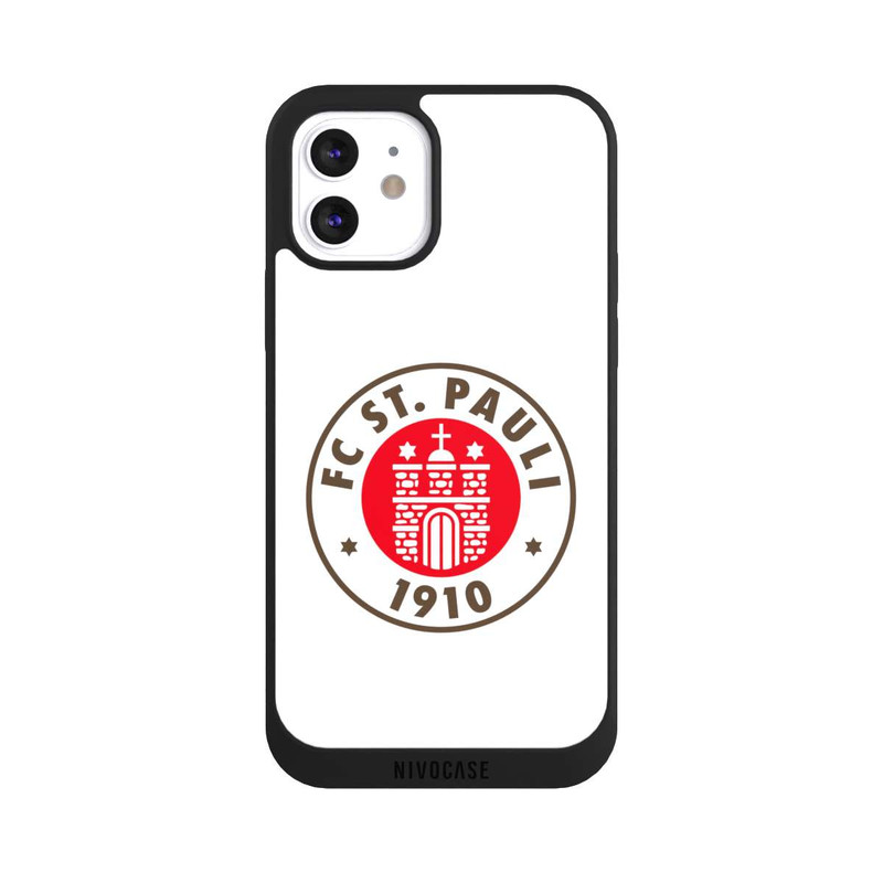 iPhone 12 NIVOpure FC St.Pauli Logo Weiss