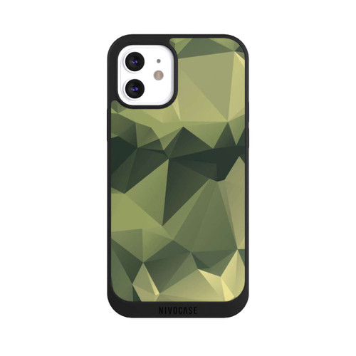 Apple iPhone 12 NIVOpure Polygonales Camouflage