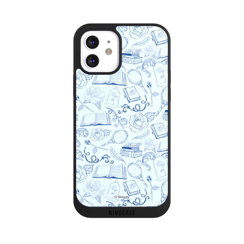 Apple iPhone 12 NIVOpure Beauty and Beast Pattern Blue
