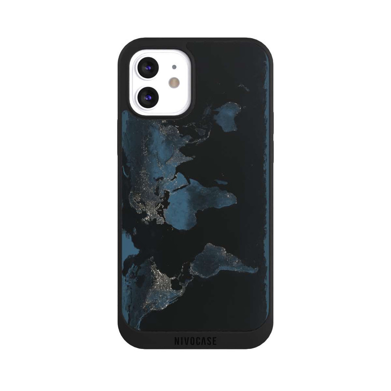 iPhone 12 NIVOpure Nachtlichter Weltkarte