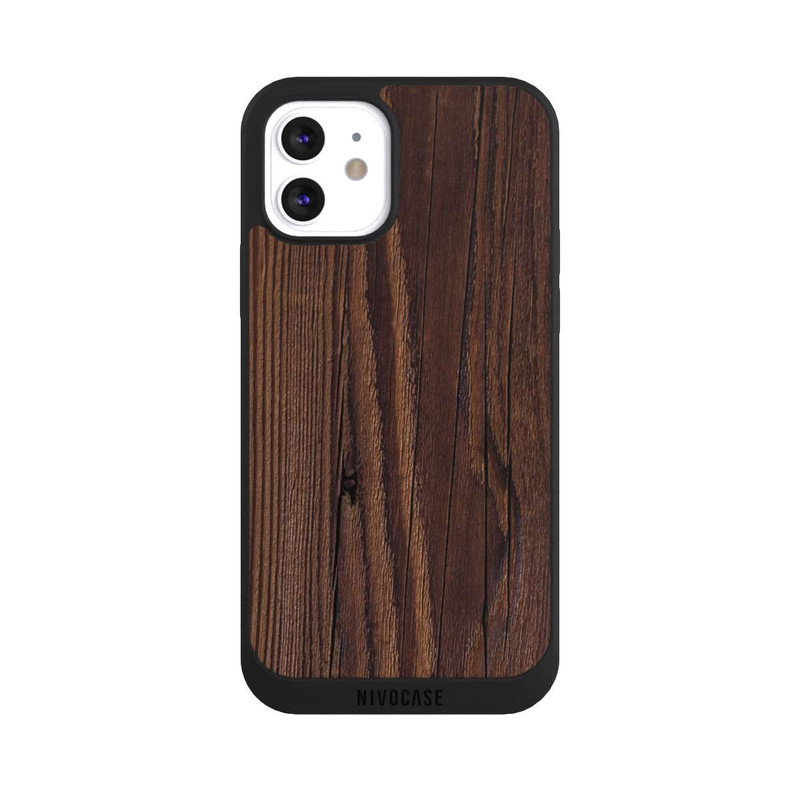 iPhone 12 NIVOpure Maserung Holzlook