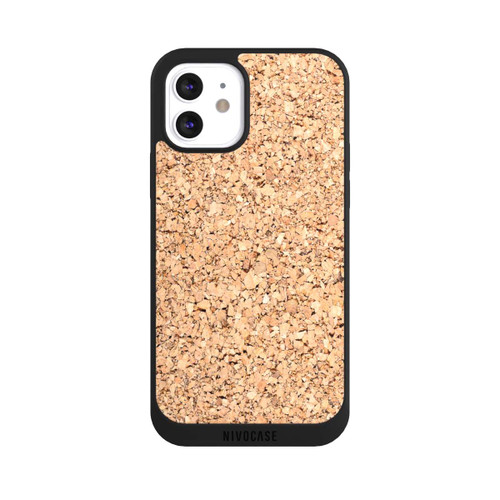 Apple iPhone 12 NIVOpure Kork Holzlook