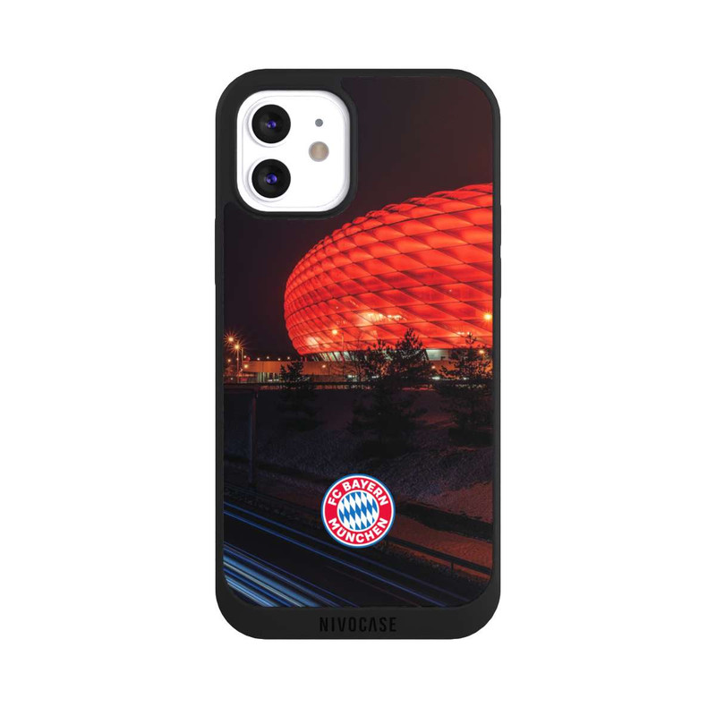 iPhone 12 NIVOpure Allianz Arena bei Nacht FCB