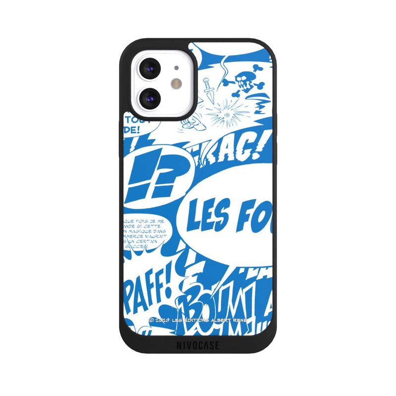 iPhone 12 NIVOpure Speech Bubbles Asterix Blue