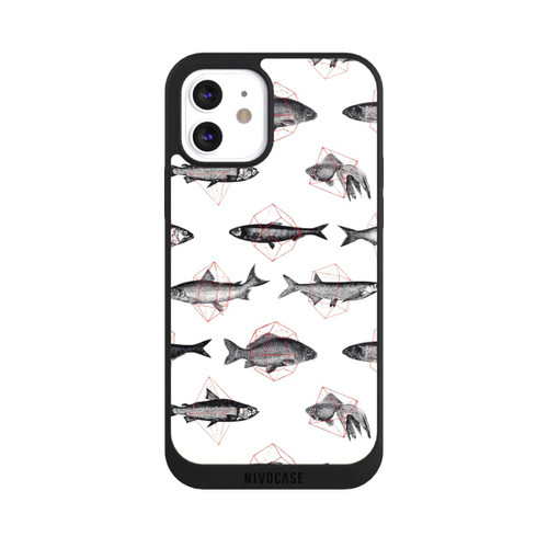 Apple iPhone 12 NIVOpure Fische in Geometrie