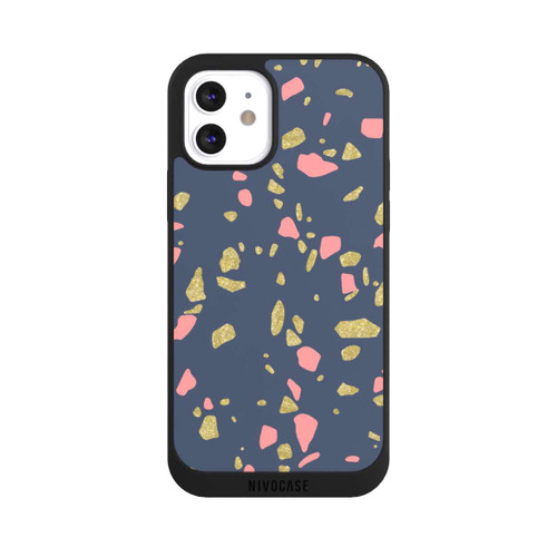 Apple iPhone 12 NIVOpure Terazzo Gold-Optik