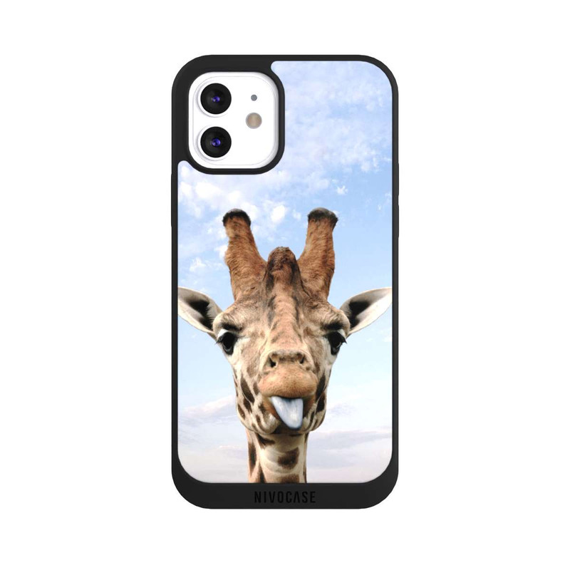 iPhone 12 NIVOpure Giraffe auf der Straße