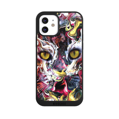 Apple iPhone 12 NIVOpure Cat Abstract