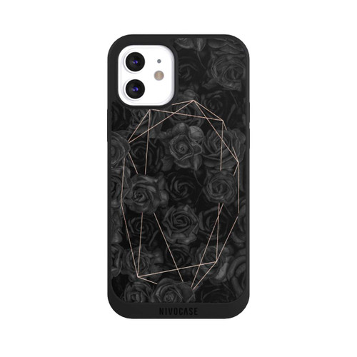Apple iPhone 12 NIVOpure Schwarze Rosen