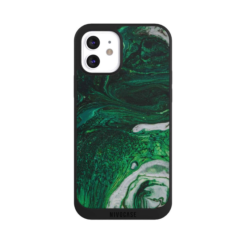 iPhone 12 NIVOpure Green oil texture