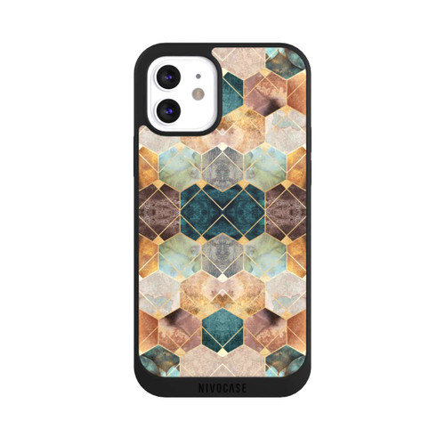 Apple iPhone 12 NIVOpure Natural Hexagons And Diamonds
